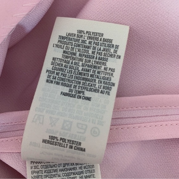 Ted Baker Steffe Ruffle Top 2 US 6 Cold Shoulder Pink - Picture 7 of 9